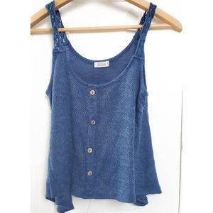 Blue/Gray tank top from ardene